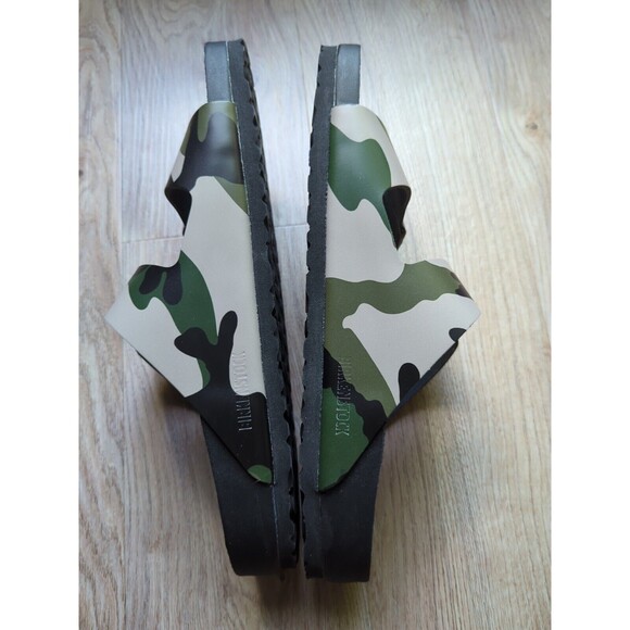 Birkenstock Valentino Arizona Army Camo Logo Sandals EU 46 Mens 13-13.5 main image 6